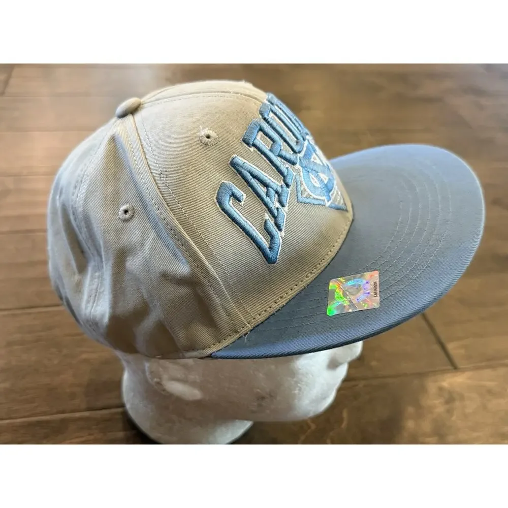 Top Of The World Mens Gray Blue UNC North Carolina Tar Heels SnapBack Hat Cap